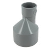 Réduction mâle femelle extérieure excentrée diamètre 80/40mm UIR4