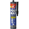 Mastic d'étanchéité multifonctionnel POLYMAX PRO JOINT noir pour applications intérieures, extérieures et sanitaires, cartouche de 280 ml Réf.7004981