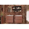 Niche sous vasque Alterna Plénitude longueur 30cm pour meuble 1 tiroir profondeur 36cm Terracotta