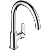 Mitigeur de cuisine 210 VERNIS BLEND M35 rond, bec orientable , 1jet chromé Réf. 71870000