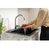 Mitigeur de cuisine 210 VERNIS BLEND M35 rond, bec orientable , 1jet chromé Réf. 71870000