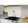 Mitigeur de cuisine 210 VERNIS BLEND M35 rond, bec orientable , 1jet chromé Réf. 71870000