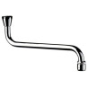 Bec horizontale avec aérateur + joint économiseur, femelle 15x21 largeur 200mm Réf : 940202
