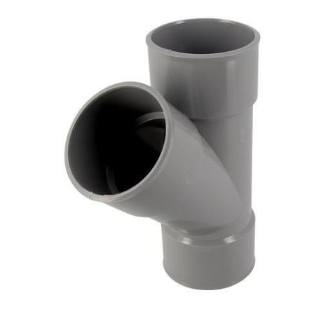 Culotte femelle femelle 45° simple diamètre 63mm UBL144