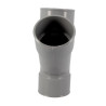 Culotte femelle femelle 45° simple diamètre 63mm UBL144