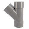 Culotte femelle femelle 45° simple diamètre 63mm UBL144