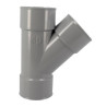 Culotte femelle femelle 45° simple diamètre 63mm UBL144