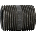 Mamelon 530 tube soudé filetage conique longueur 200mm noir D50x60 réf.530N20050