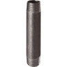 Mamelon 530 tube soudé filetage conique longueur 200mm noir D50x60 réf.530N20050
