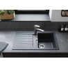 Mitigeur d'évier FOCUS bec orientable à 360° acier inox réf. 31806800