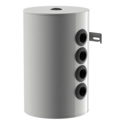 Ballon tampon STA PUFFER METAL  25 L mural-8 piquages 4 bouchons 1''1/4 montés Réf. 238025