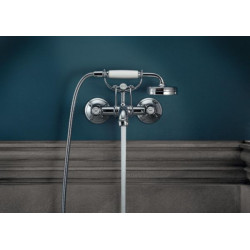 Mélangeur de bain-douche mural Axor MONTREUX 15 x 21 avec inverseur, chromé réf. 16540000