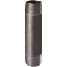 Mamelon 530 tube soudé filetage conique longueur 60mm noir D40x49 réf.530N6040
