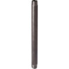 Mamelon 530 tube soudé filetage conique longueur 60mm noir D40x49 réf.530N6040
