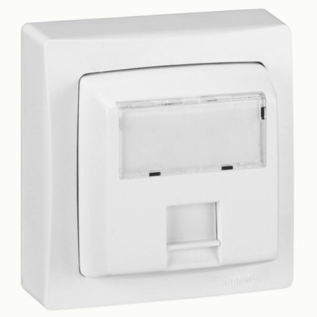 Prise RJ 45 Cat.5e FTP 9 contacts blanc Ref.086061