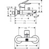 Talis E mitigeur de bain/douche - finition noir mat Réf. 71740670