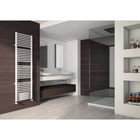 Sèche-serviette eau chaude + soufflant Ares Booster 923W, ivoire, 1767x580x126. soufflant 1000W Classe II, Réf. ERG058B02A401NNN01