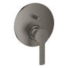 Mitigeur mécanique 2 sorties avec inverseur Lineare Hard Graphite brossé Réf. 24064AL1