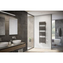 Sèche-serviette eau chaude Ellipsis 780W, brun tabac, 1200x750x53, 15,3kg (T30 EGAL 469W). Réf. ELM075B1BIR01NNN01
