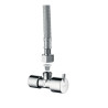 Mitigeur de lavabo AX Starck Organic 365 pour vasque libre sans tirette ni vidage, bonde à écoulement libre réf. 12012000
