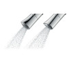 Mitigeur de lavabo AX Starck Organic 365 pour vasque libre sans tirette ni vidage, bonde à écoulement libre réf. 12012000