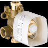 Corps d'encastrement thermostatique encastré 20 x 27, 12 x 12, STARCKSHOWER chromé réf. 10754180