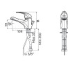 Mitigeur lavabo Alterna Primeo 3 C1 avec vidage