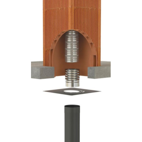 Terminal inox 200 - 206 à visser pour Tenliss isolé réf. 883200