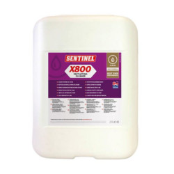Nettoyant et désembouant surpuissant pour installation de chauffage central X800 Jetflo cleaner bidon de 20 Litres Réf.SENTINEL X800 20 litres / X800L-20L-EXP