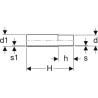 Jonction à emb ext. à souder D15-17,2x1,20mm acier réf 12412