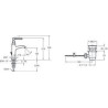 Mitigeur lavabo CLEO1889 avec vidage chromé Réf. E24307-CP