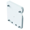 Platine de fixation pour rail, blanc réf. 44710