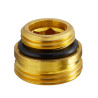 Mamelon double pour «Multiflex V», G ½ M x G ¾ M, laiton, brut, jeu de 10 pièces Réf.1028253
