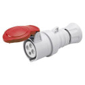 Prise mobile droite hp - ip44/ip54 - 3p+t 32a 380-415v 50/60hz - rouge - 6h - cablage rapide Réf / GW62019FH