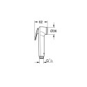 Douchette intime Tempesta-F Spray 30 Support de douche mural 1 jet réf. 28020L01