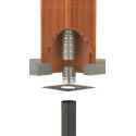 Terminal inox 140 - 146 à visser pour Tenliss isolé réf. 883140