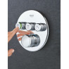 Thermostatique pour installation encastrée 3 sorties Grohtherm SmartControl Chromé 29121000