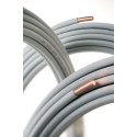 Tube cuivre pré-gainé recuit WICU diamètre 16 mm épaisseur 1 mm couronne de 25 mètres Réf. 501271449