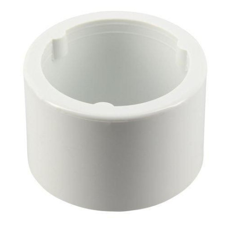 Réduction incorporée male femelle diamètre 50/40mm blanc