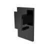 Facade mitigeur douche TABULA 2 sorties Chromé Noir Réf. TA68972