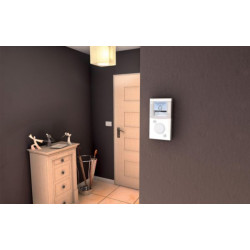 Pack Confort Elec Io Home control® 230V 1 commande d'ambiance d'affichage et de pilotage + 1 boitier modulaire sur rail Din de 4 modules + 3 tores de mesure de courant Réf. 602230
