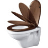 Abattant ARIANE double wengé mat réf. 7AR11650701