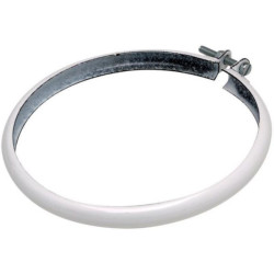 Bague émaillé blanc D 139 réf. 314815