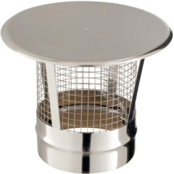 Chapeau pare-pluie anti-oiseau, diamètre 180 mm CPOI 180 SL CD Réf. 45180079/9999