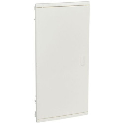 Coffret encastré porte isolante galbée 4 rangée 48+8 mod blanc RAL 9010 Ref.001514