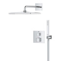 Pack douche encastrée avec Rainshower Mono 310 Cube Chromé Grohtherm Cube Réf. 34868000
