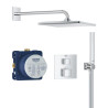 Pack douche encastrée avec Rainshower Mono 310 Cube Chromé Grohtherm Cube Réf. 34868000