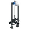 Robinet TEMPOFLUX 3 WC F3/4"  encastré AB, chromé, 3l/6l, kit 2/3 Réf. 763040