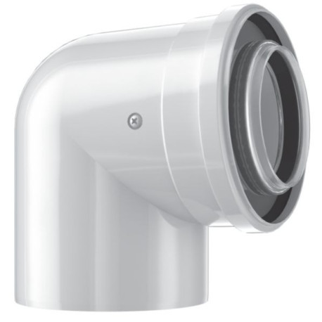 Coude concentrique Ø80/125, 87° Réf. FC-CE80-87