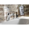 Mitigeur lavabo BRIVE avec système d'installation breveté 5 35'' chromé Réf. E75759-4-CP